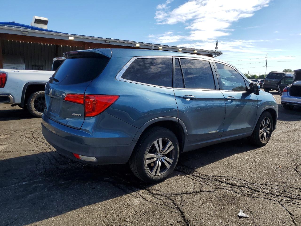 2016 HONDA PILOT EXLN — снимка 3