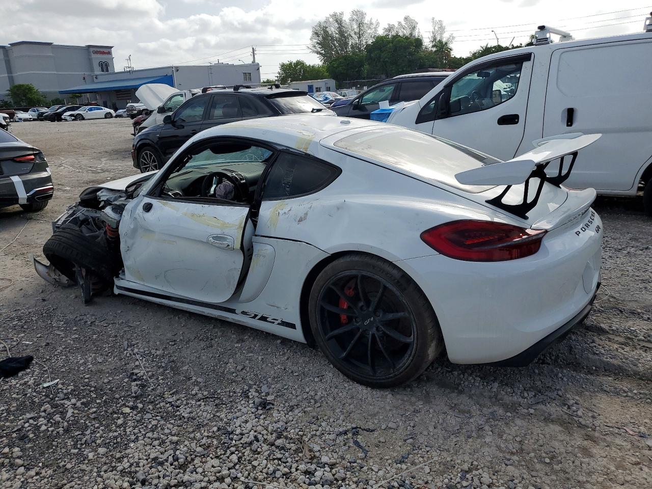 2016 PORSCHE CAYMAN GT4 — снимка 2