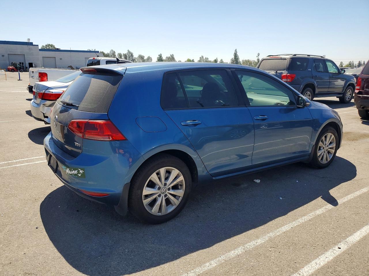 2015 VOLKSWAGEN GOLF TDI — снимка 3