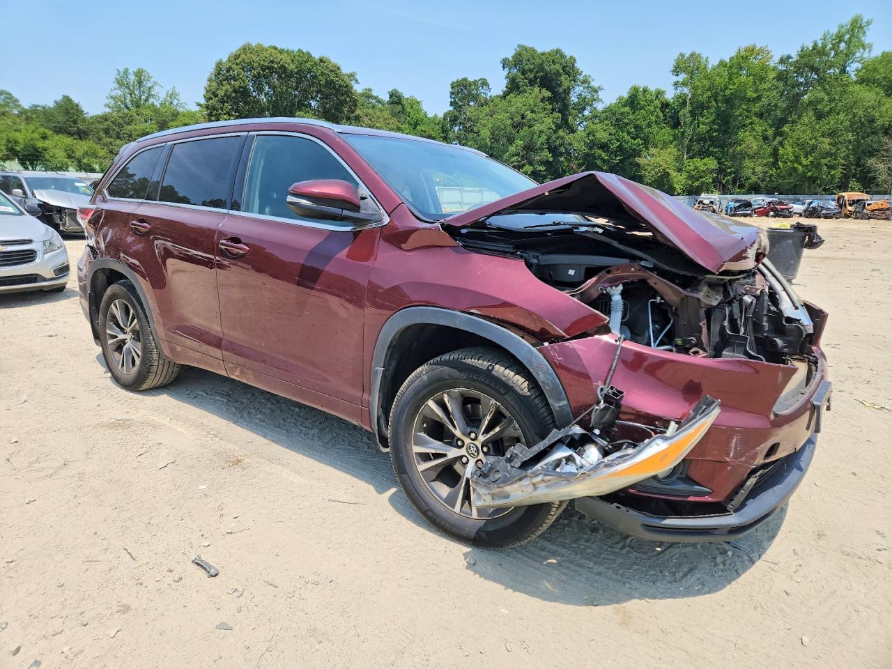 2016 TOYOTA HIGHLANDER XLE — снимка 4