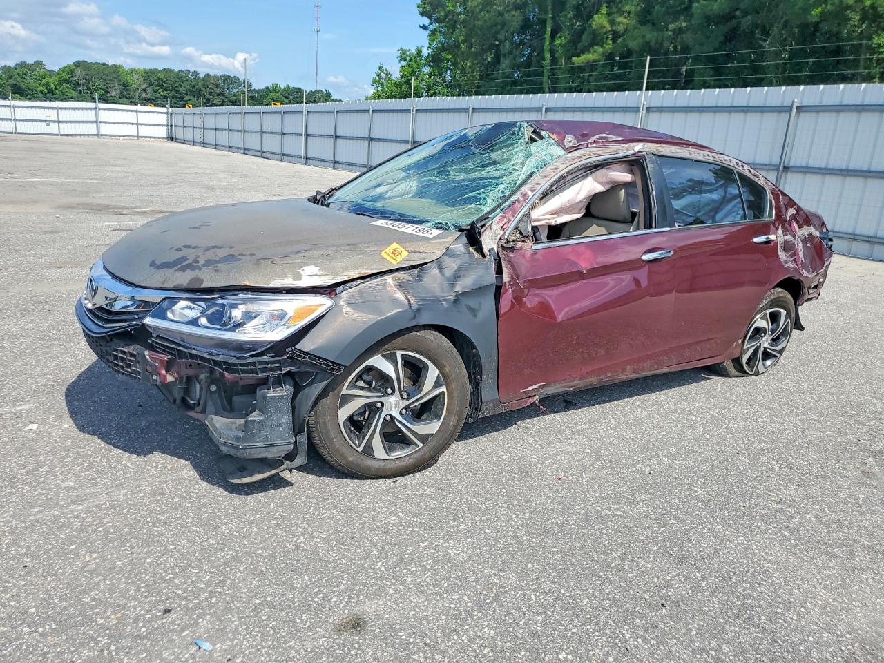 2016 HONDA ACCORD LX