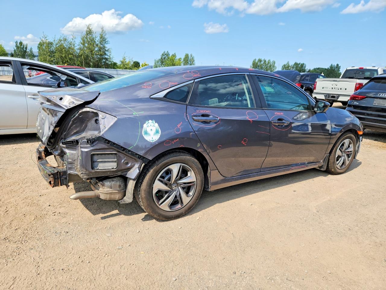 2019 HONDA CIVIC LX — снимка 3