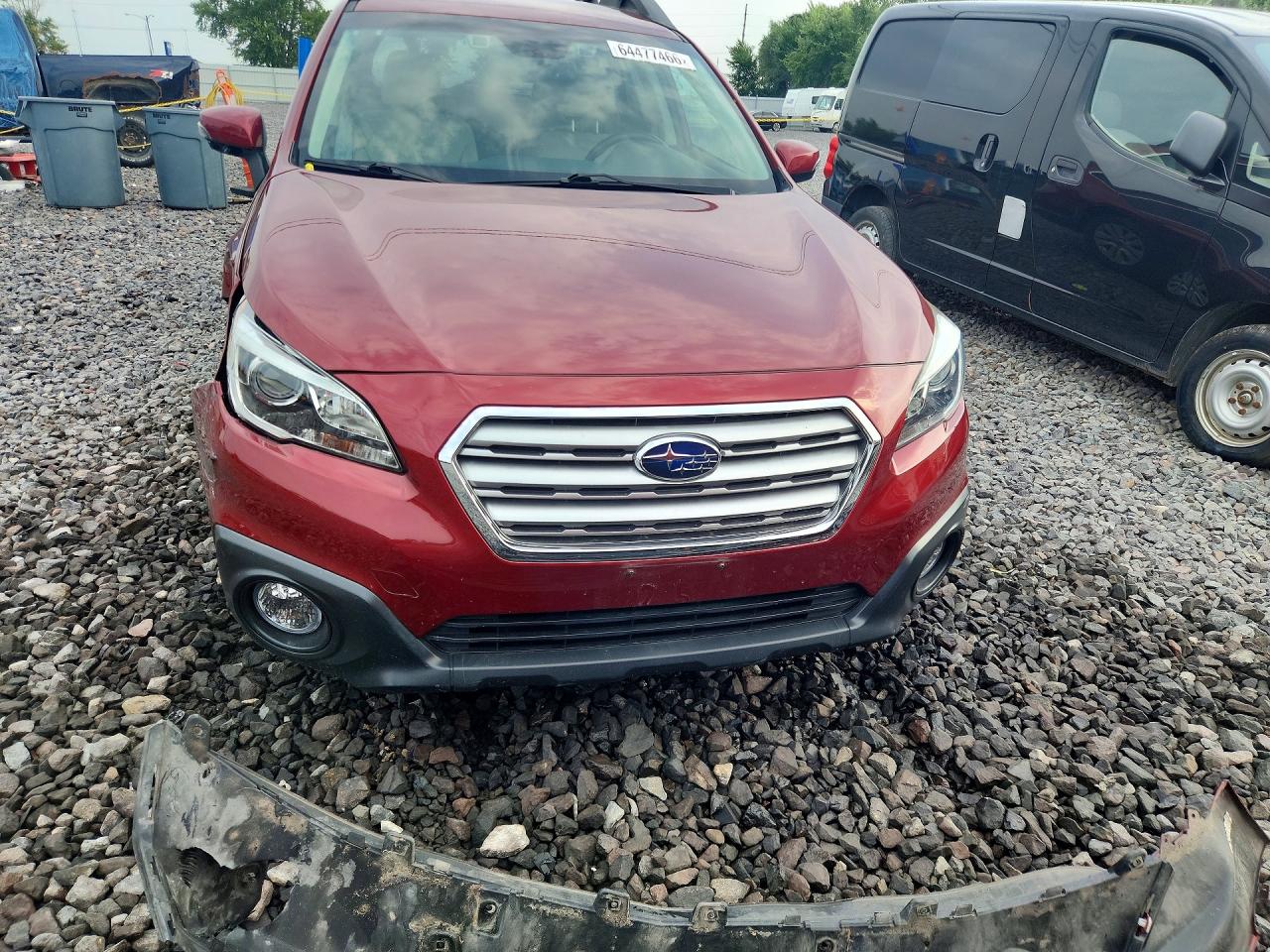 2016 SUBARU OUTBACK 2.5I PREMIUM — снимка 5