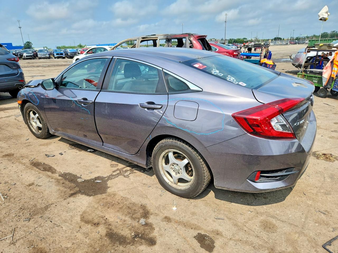 2018 HONDA CIVIC LX — снимка 2