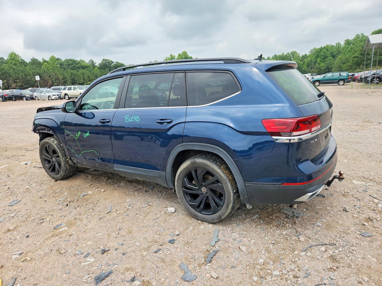2022 VOLKSWAGEN ATLAS SE — снимка 2