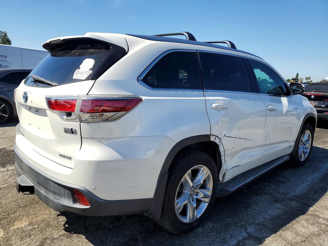 2016 TOYOTA HIGHLANDER HYBRID LIMITED PLATINUM — снимка 3