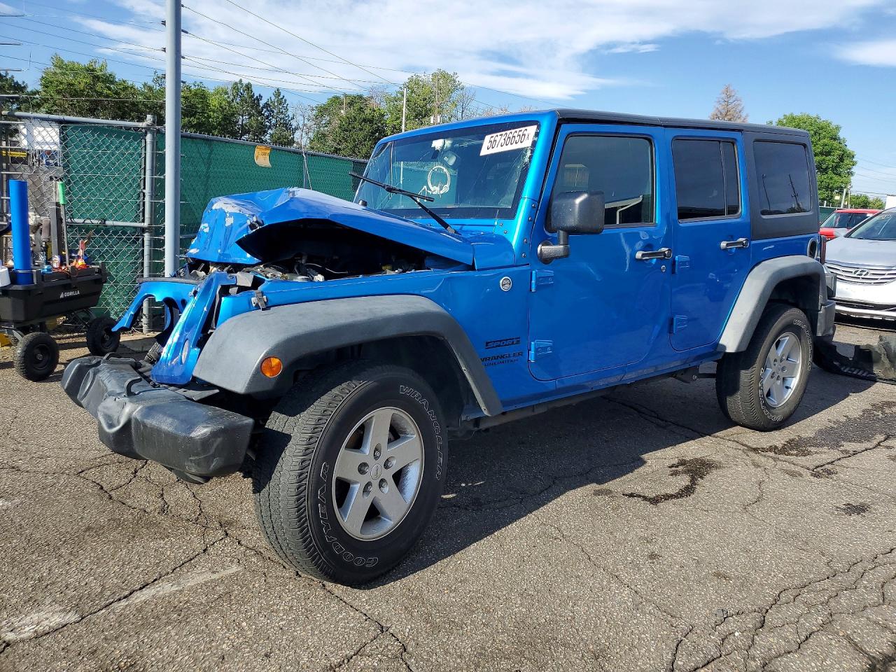 2015 JEEP WRANGLER UNLIMITED SPORT