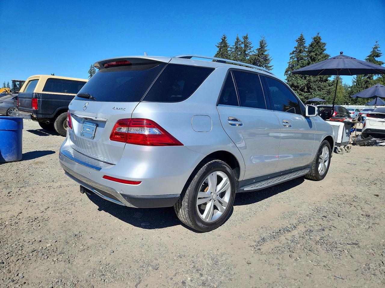 2014 MERCEDES-BENZ ML 350 4MATIC — снимка 3