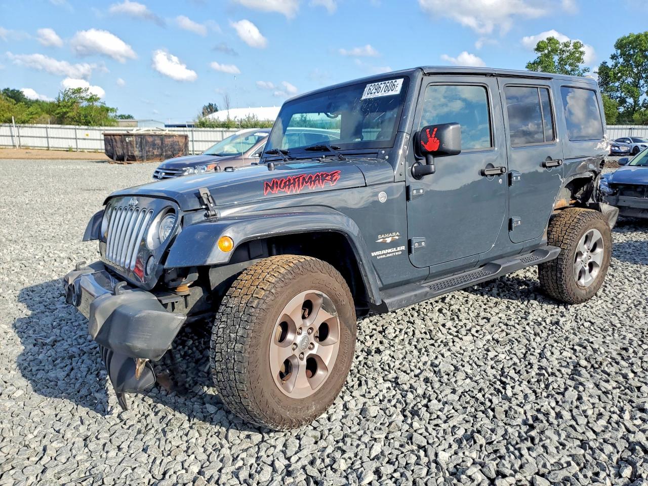 2017 JEEP WRANGLER UNLIMITED SAHARA