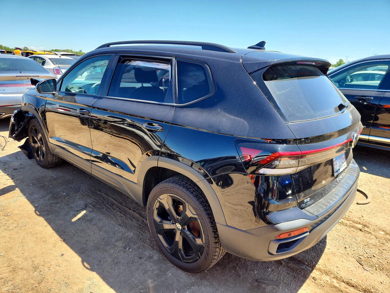 2025 VOLKSWAGEN TAOS SE BLACK — снимка 2