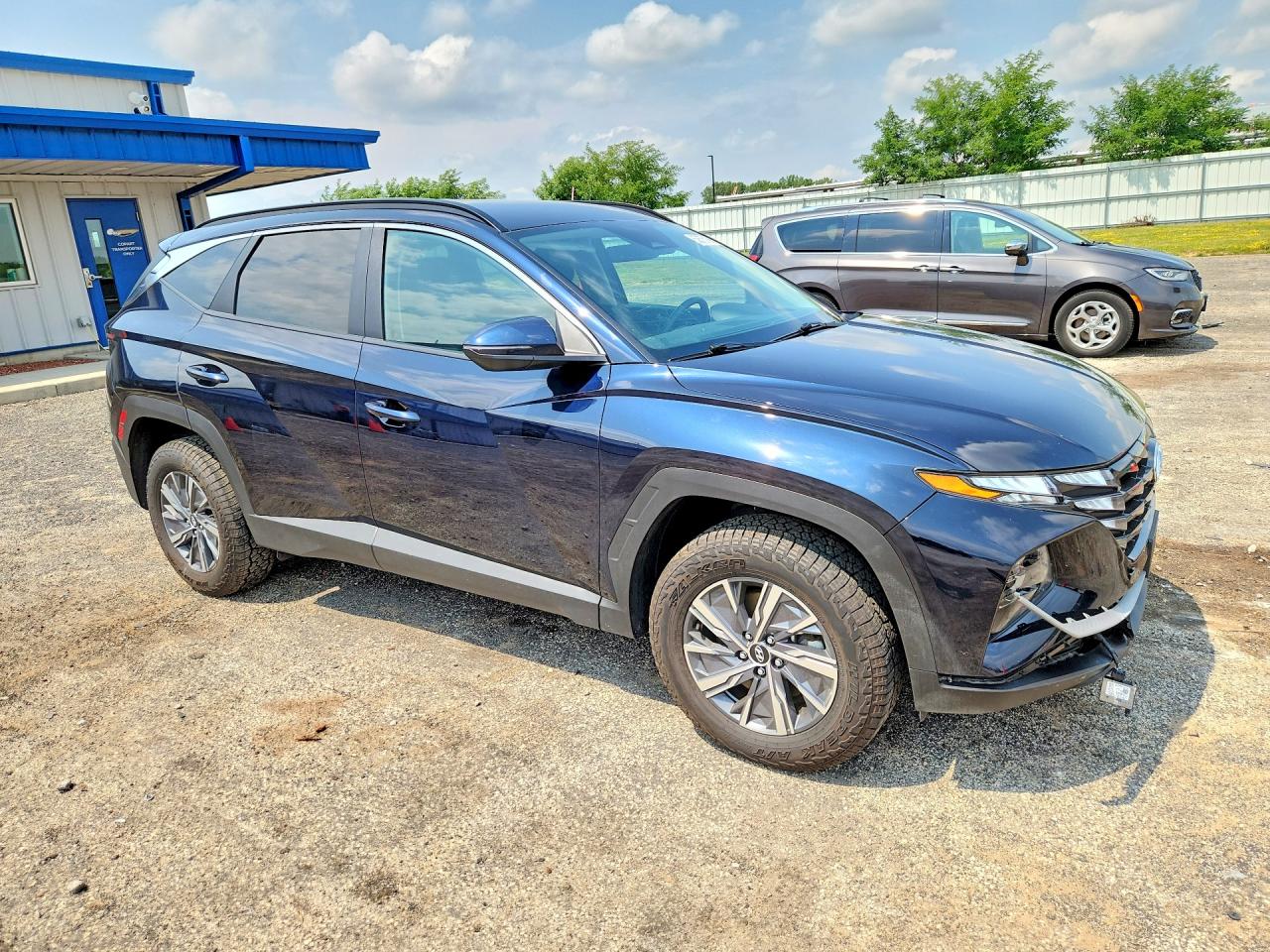 2023 HYUNDAI TUCSON BLUE — снимка 4