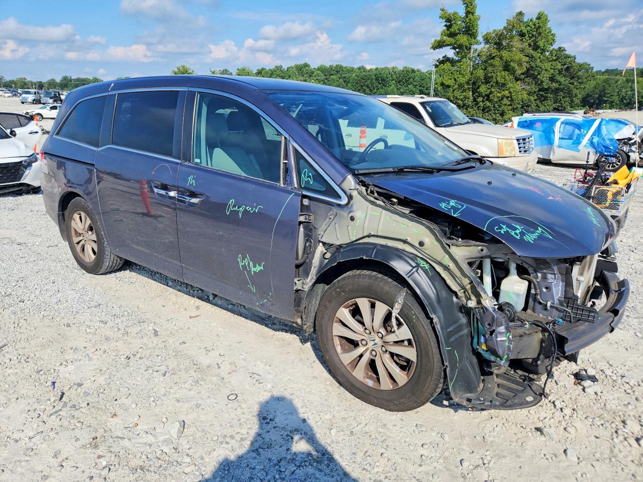 2015 HONDA ODYSSEY EXL — снимка 4