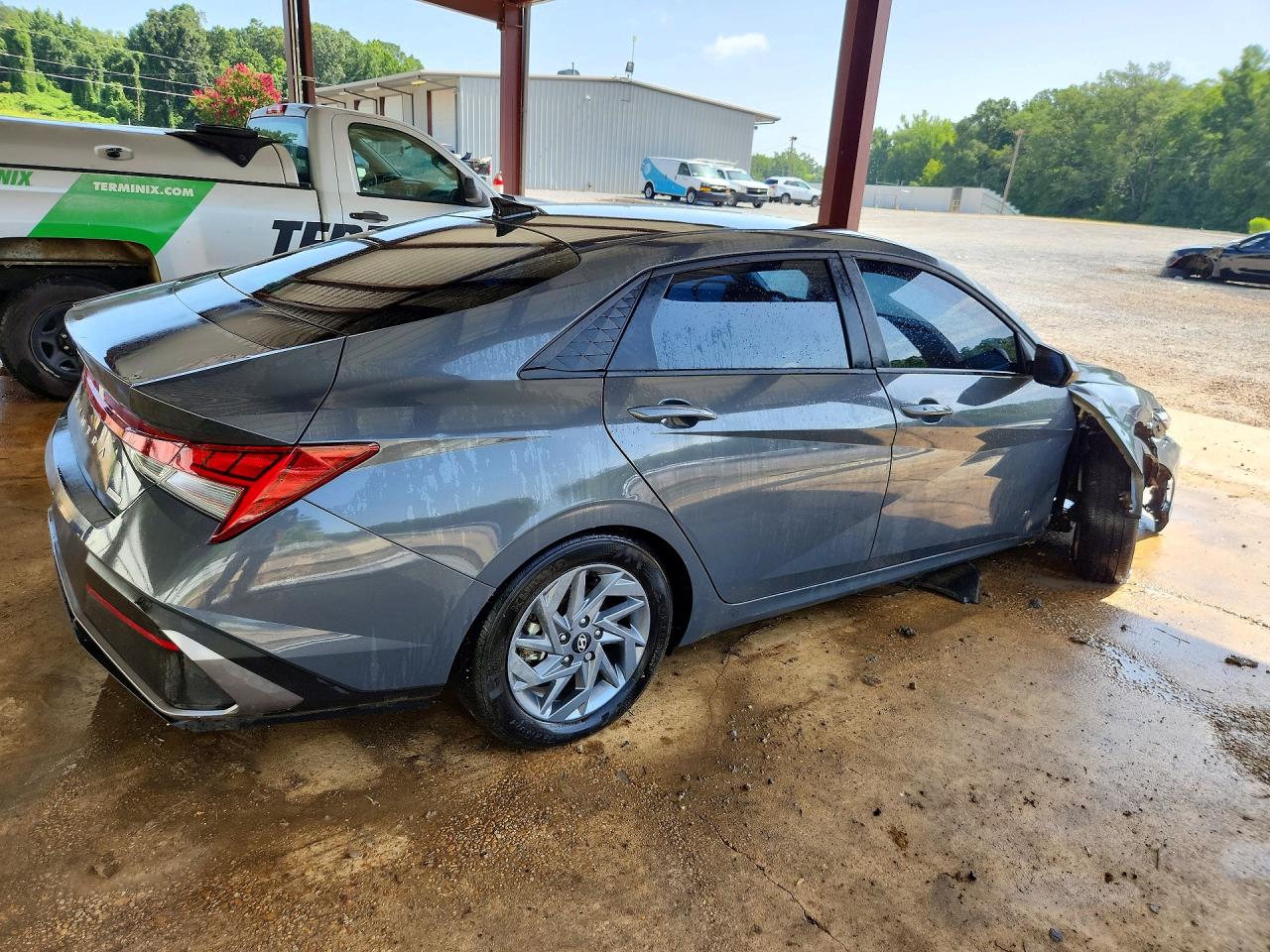 2025 HYUNDAI ELANTRA HYBRID BLUE — снимка 3