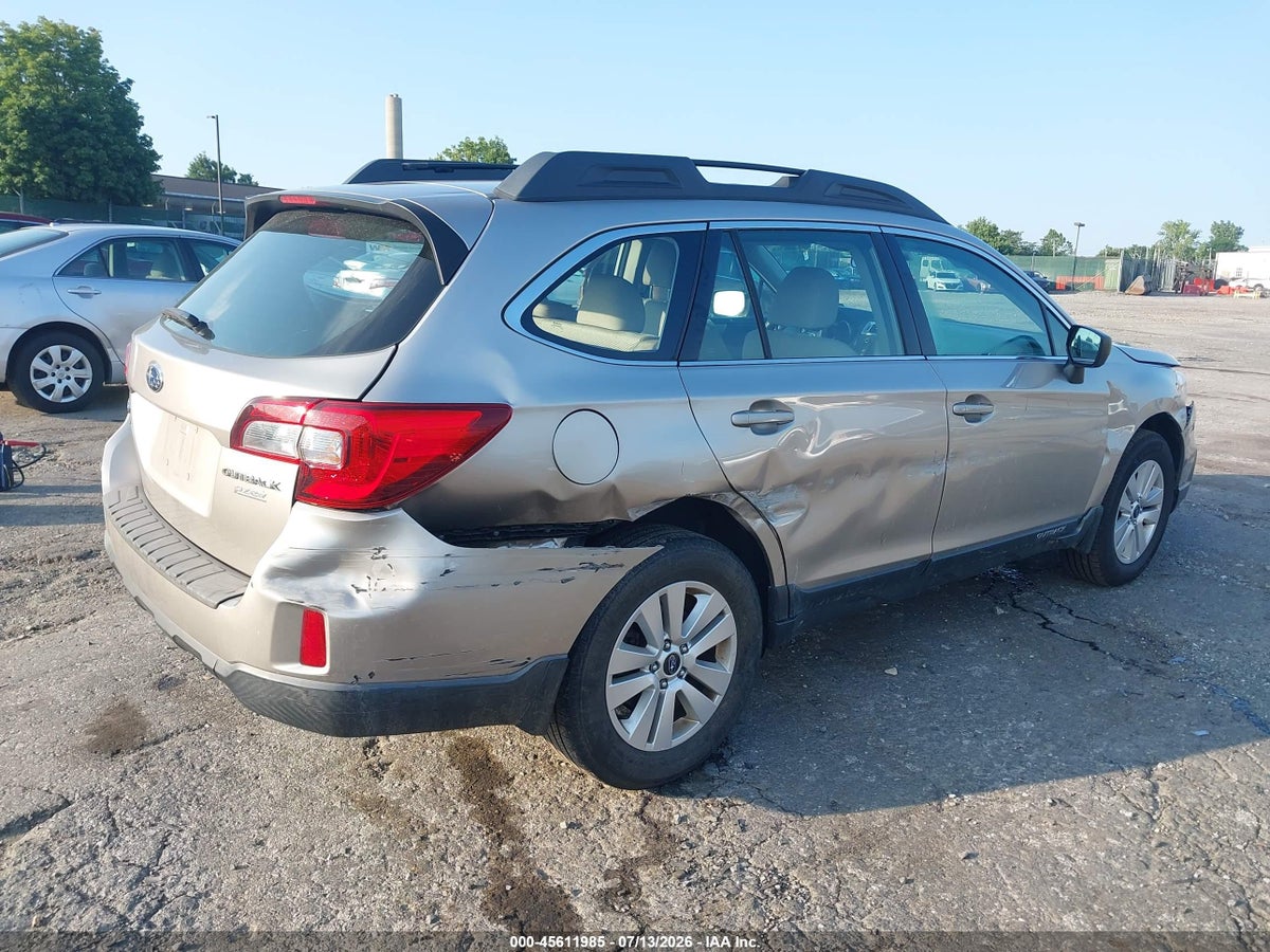 2017 SUBARU OUTBACK 2.5I — снимка 4