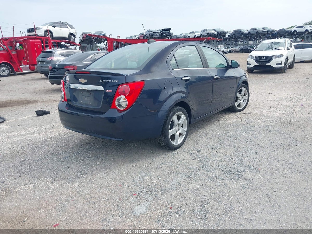 2016 CHEVROLET SONIC LTZ AUTO — снимка 4