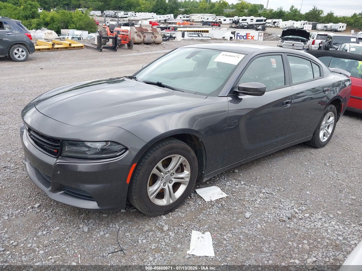 2019 DODGE CHARGER SXT RWD — снимка 2