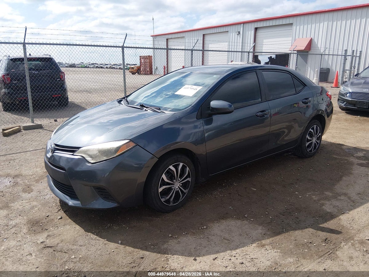 2016 TOYOTA COROLLA LE — снимка 2