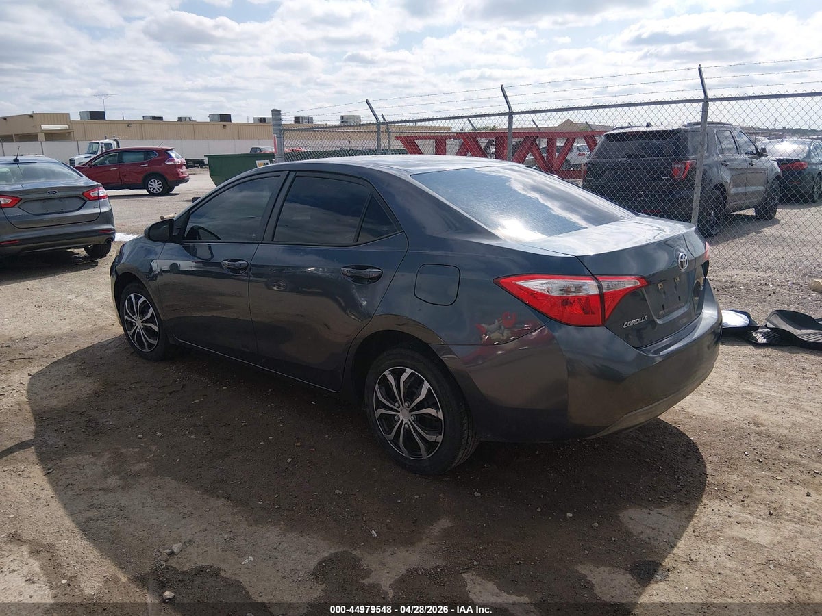 2016 TOYOTA COROLLA LE — снимка 3