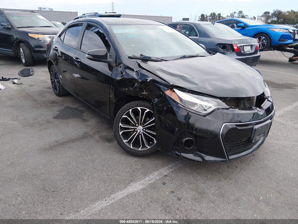 2016 TOYOTA COROLLA S PLUS