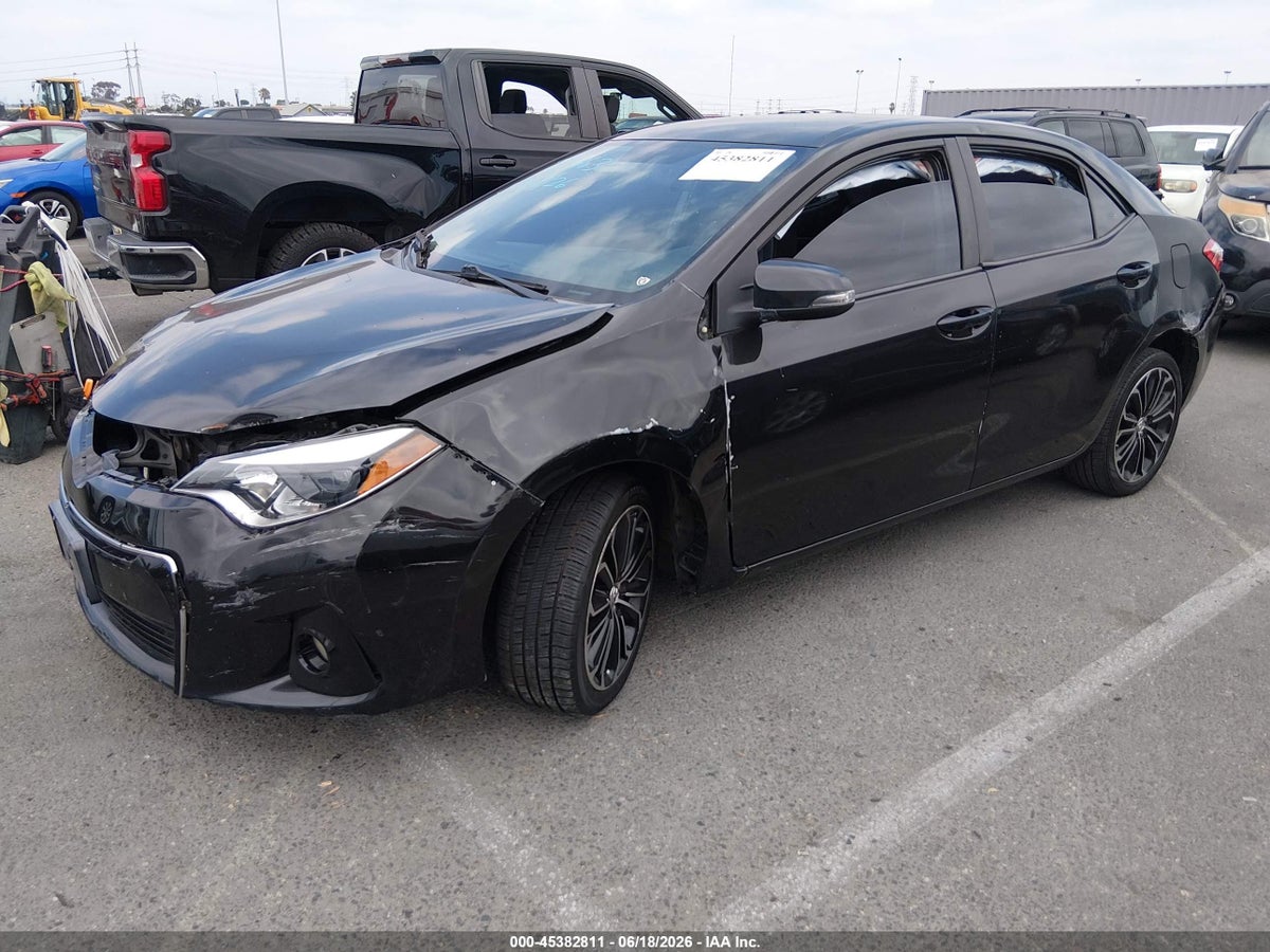2016 TOYOTA COROLLA S PLUS — снимка 2