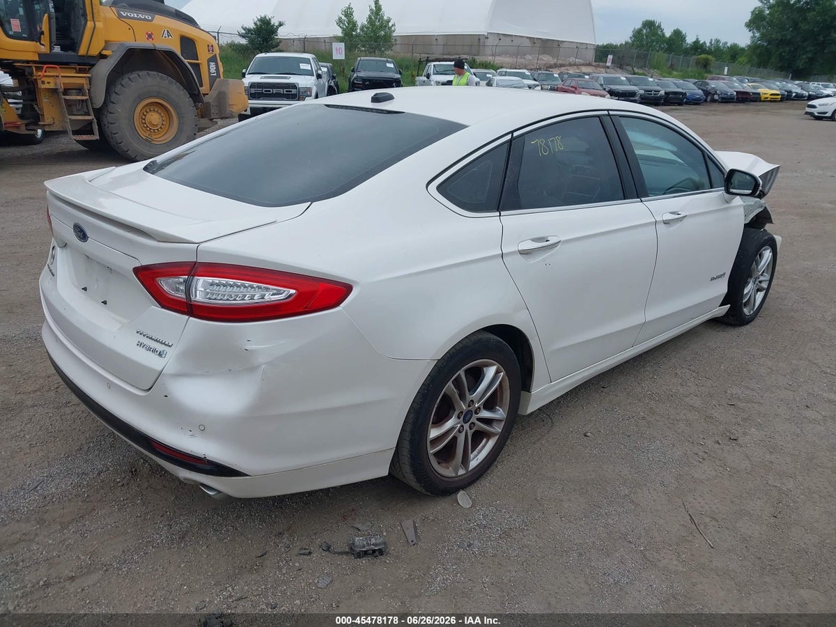 2015 FORD FUSION HYBRID TITANIUM — снимка 4