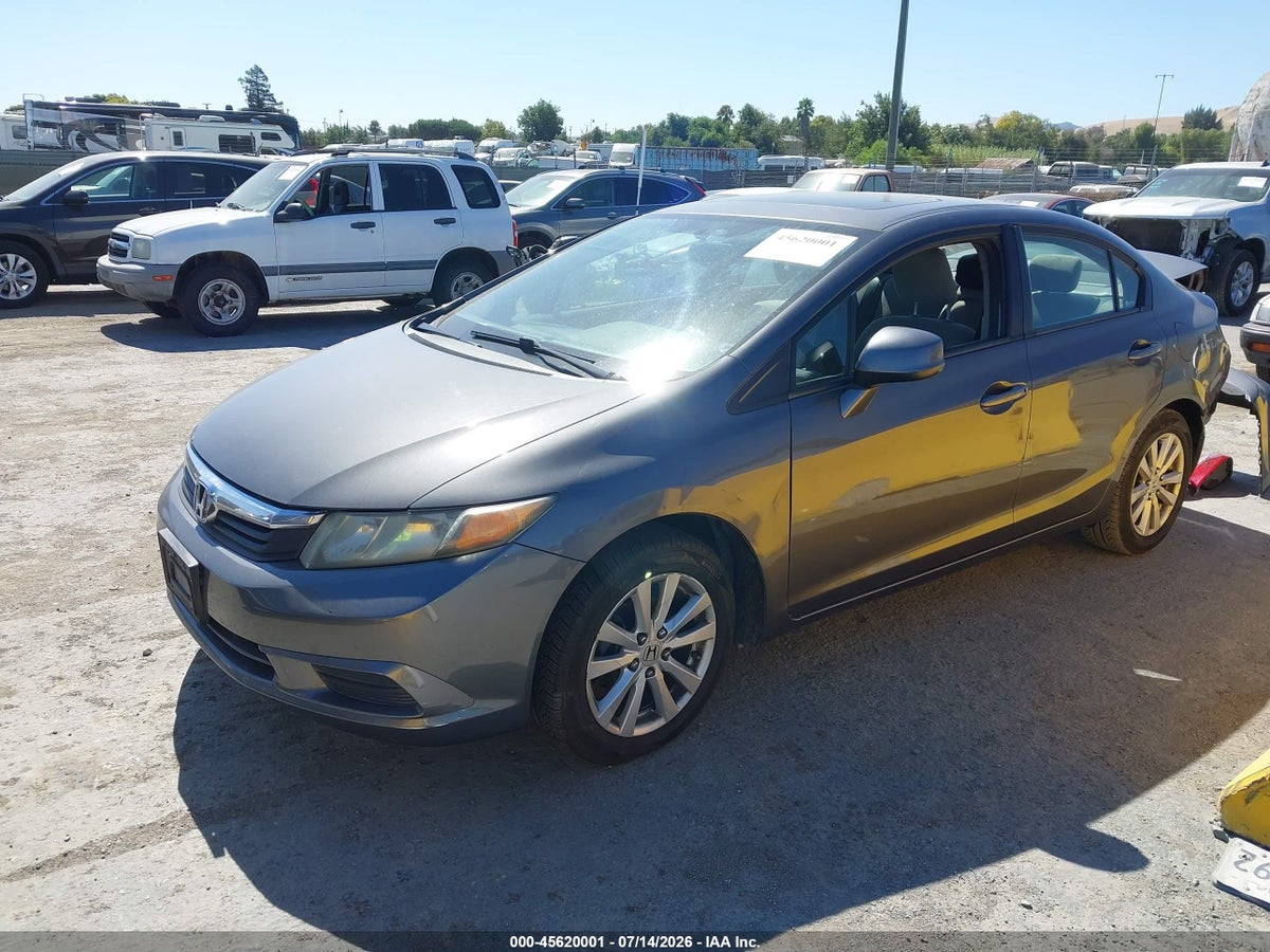 2012 HONDA CIVIC EX — снимка 2
