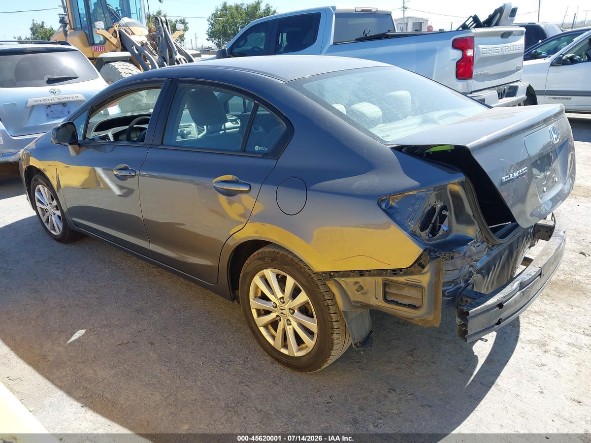 2012 HONDA CIVIC EX — снимка 3