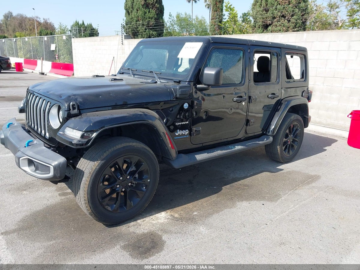 2023 JEEP WRANGLER 4XE SAHARA 4X4 — снимка 2