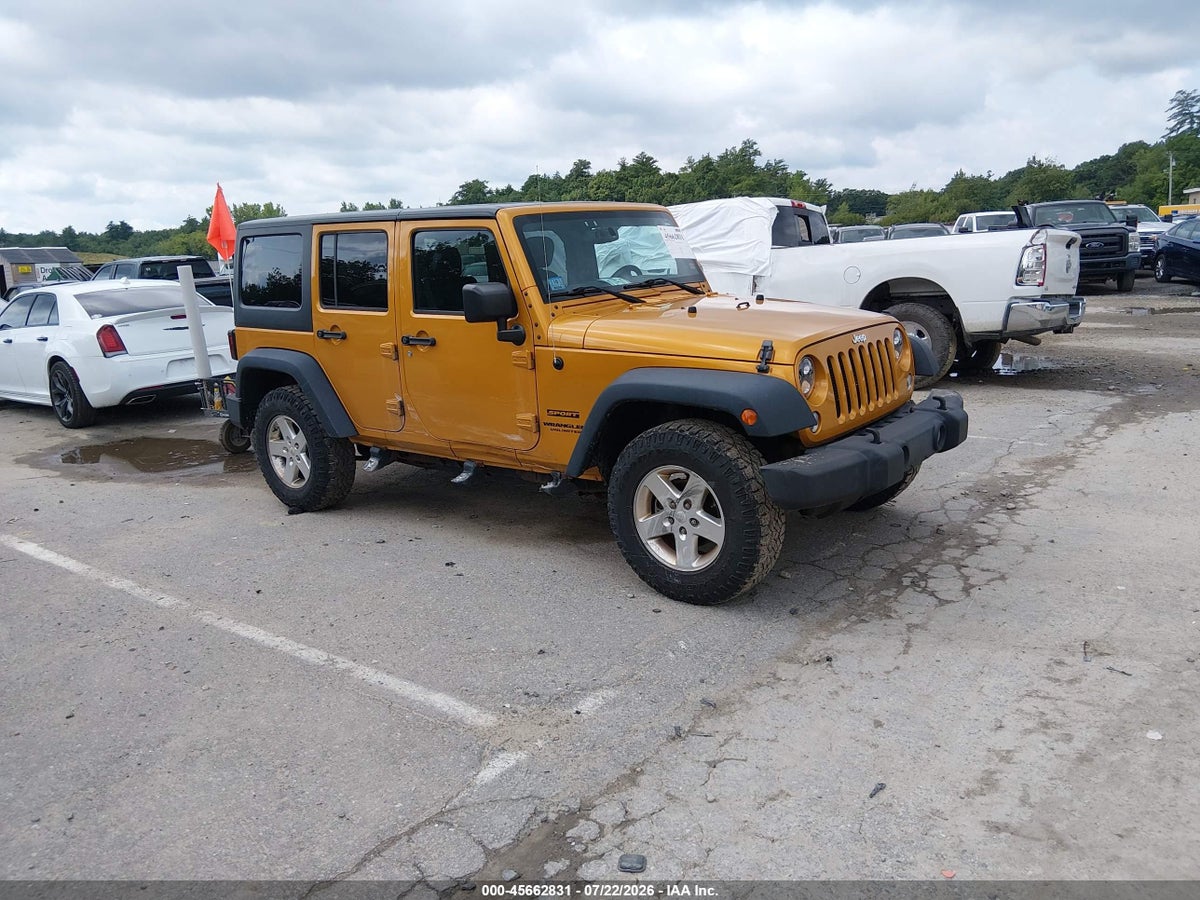 2014 JEEP WRANGLER UNLIMITED SPORT