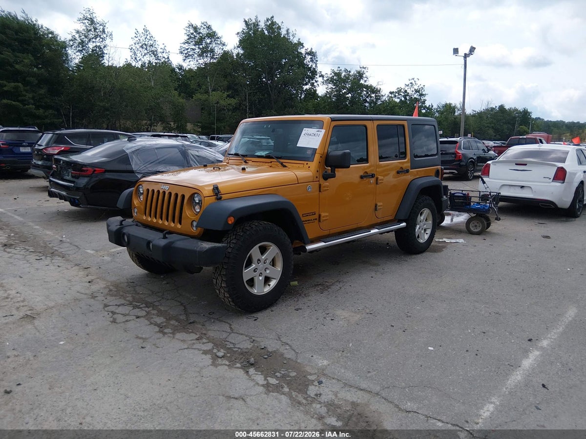 2014 JEEP WRANGLER UNLIMITED SPORT — снимка 2