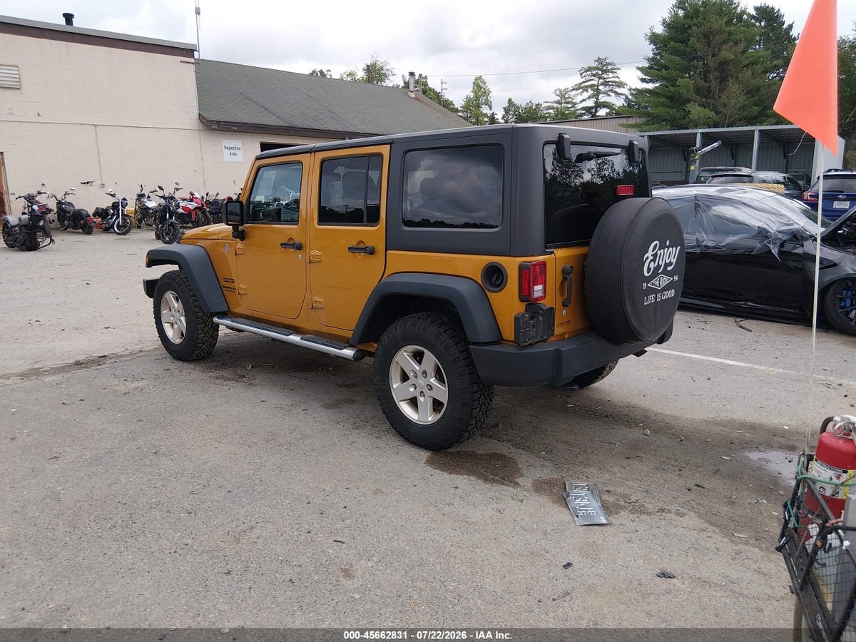 2014 JEEP WRANGLER UNLIMITED SPORT — снимка 3