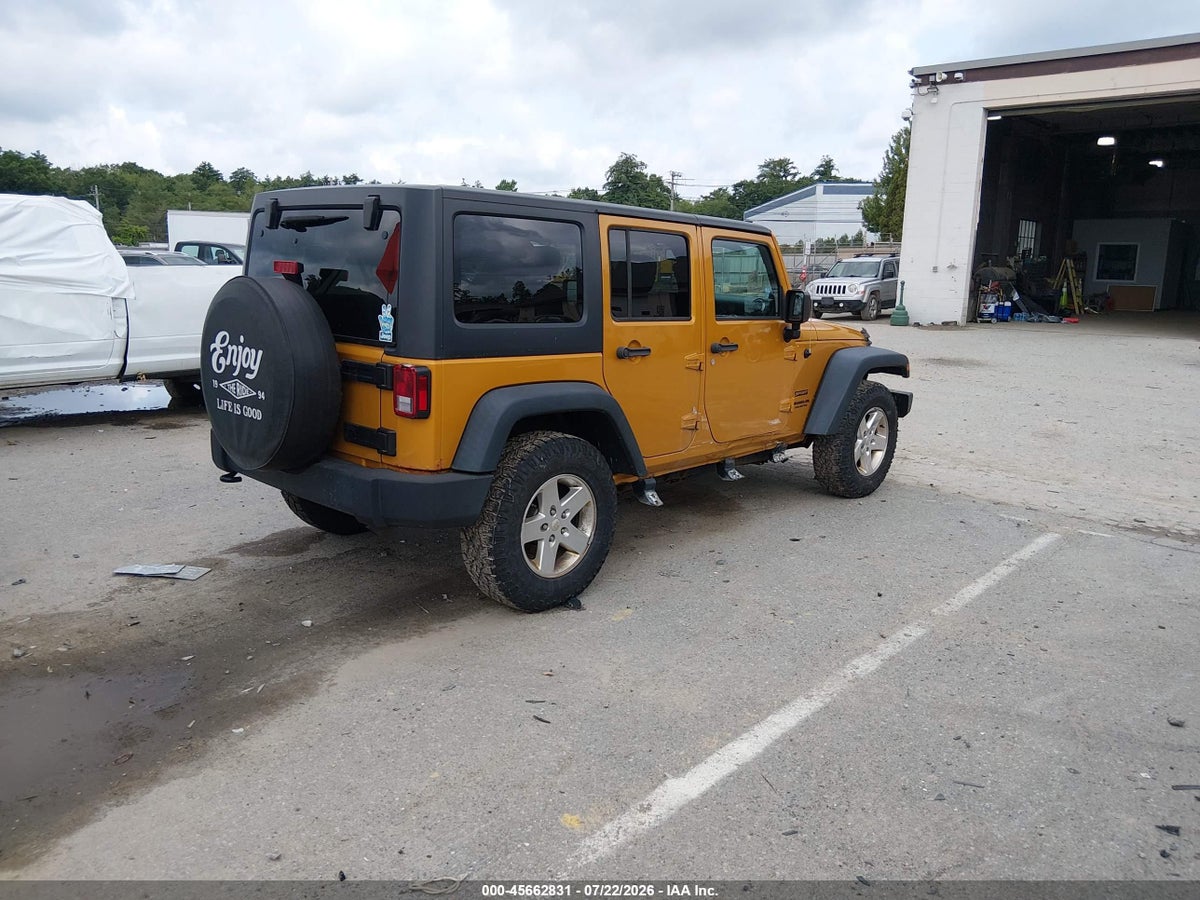 2014 JEEP WRANGLER UNLIMITED SPORT — снимка 4