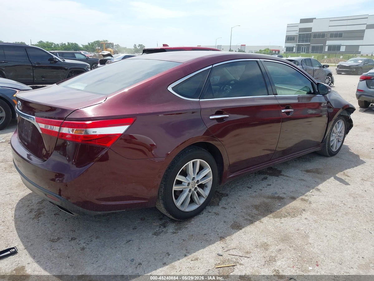 2014 TOYOTA AVALON XLE PREMIUM — снимка 4