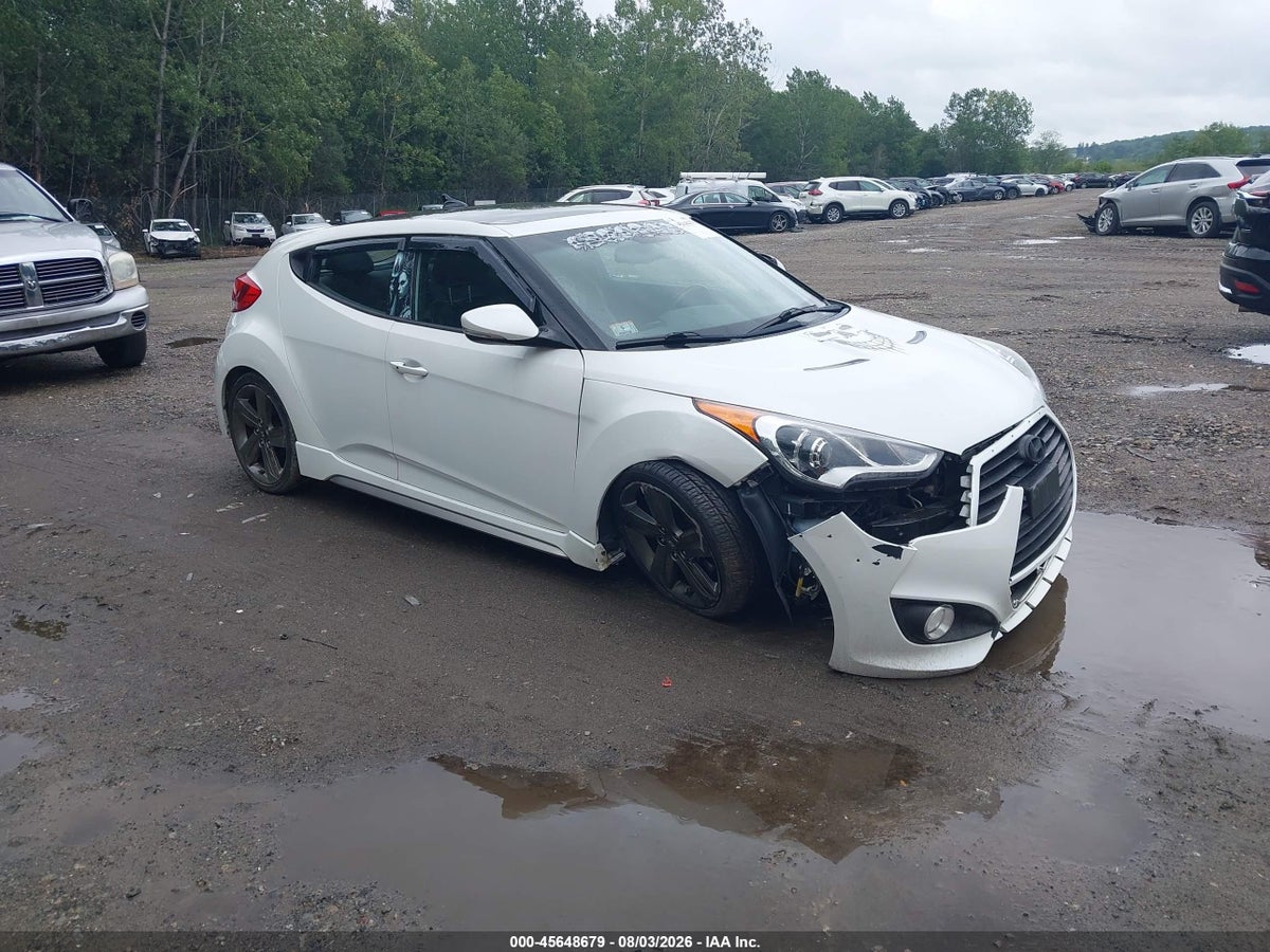 2014 HYUNDAI VELOSTER TURBO W/BLUE
