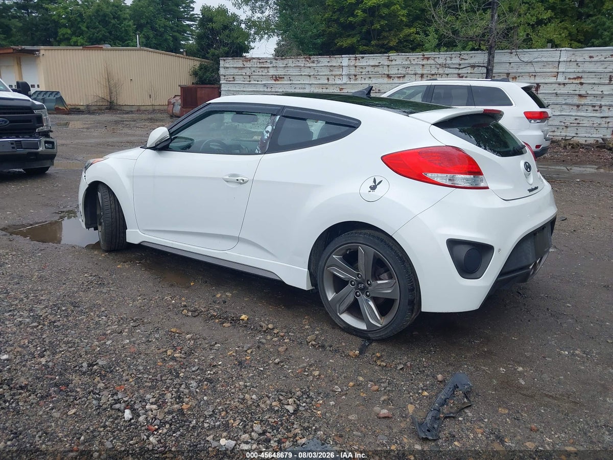 2014 HYUNDAI VELOSTER TURBO W/BLUE — снимка 3