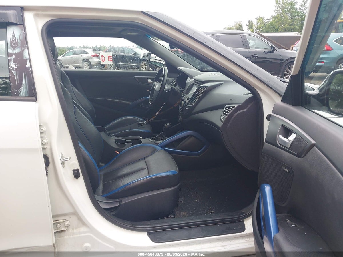 2014 HYUNDAI VELOSTER TURBO W/BLUE — снимка 5