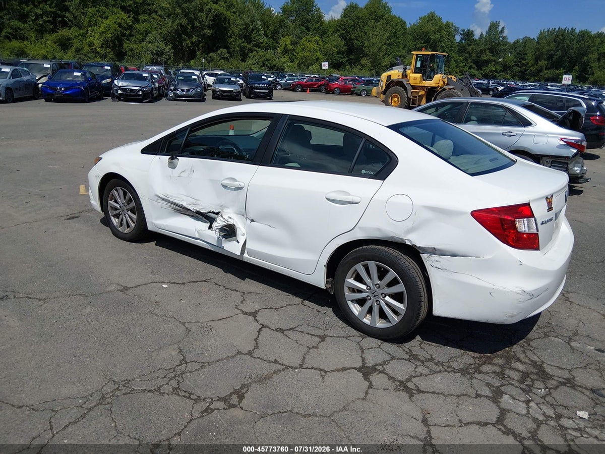 2012 HONDA CIVIC EX — снимка 3