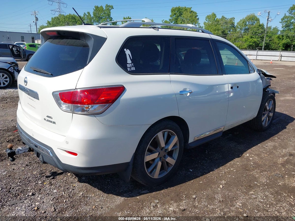 2015 NISSAN PATHFINDER PLATINUM — снимка 4