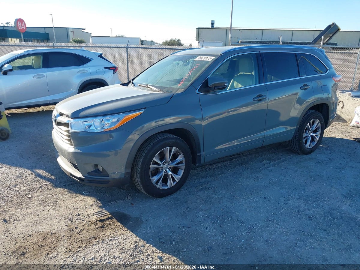 2015 TOYOTA HIGHLANDER XLE V6 — снимка 2