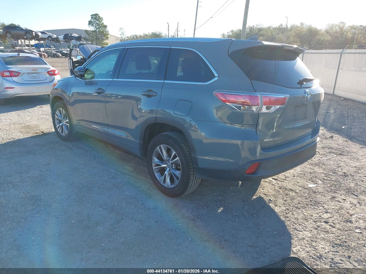 2015 TOYOTA HIGHLANDER XLE V6 — снимка 3