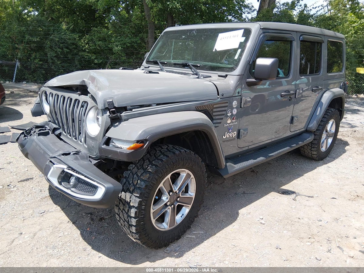 2021 JEEP WRANGLER UNLIMITED SAHARA 4X4 — снимка 2