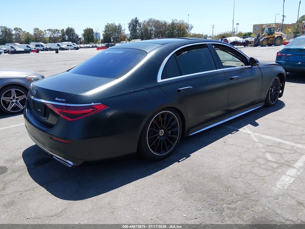 2022 MERCEDES-BENZ S 580 4MATIC — снимка 4