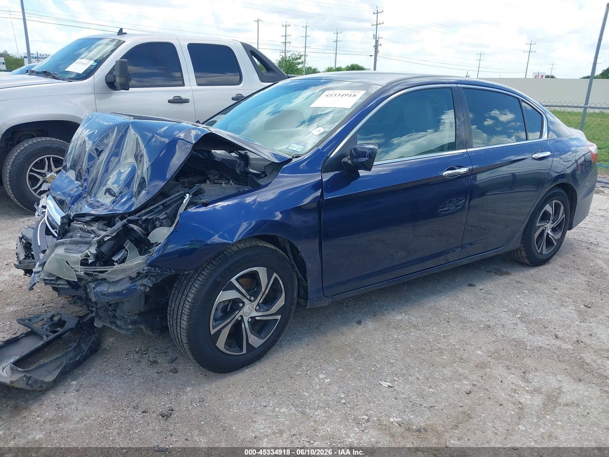 2016 HONDA ACCORD LX — снимка 2