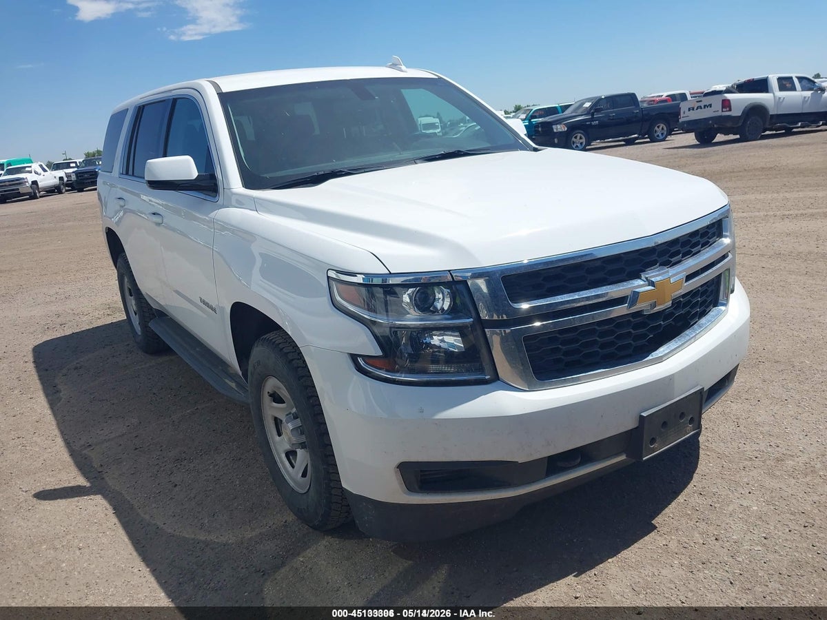 2017 CHEVROLET TAHOE COMMERCIAL FLEET