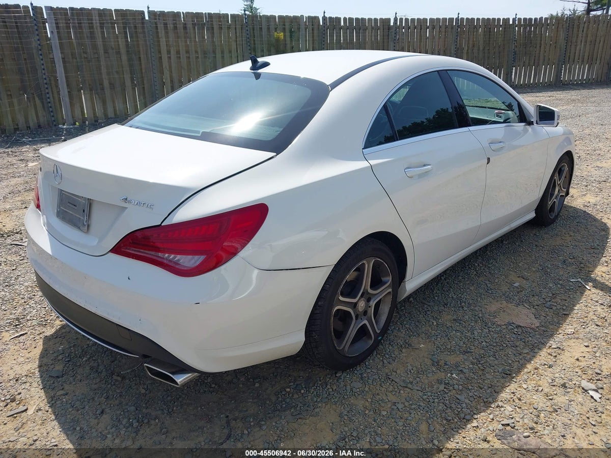 2015 MERCEDES-BENZ CLA 250 4MATIC — снимка 4