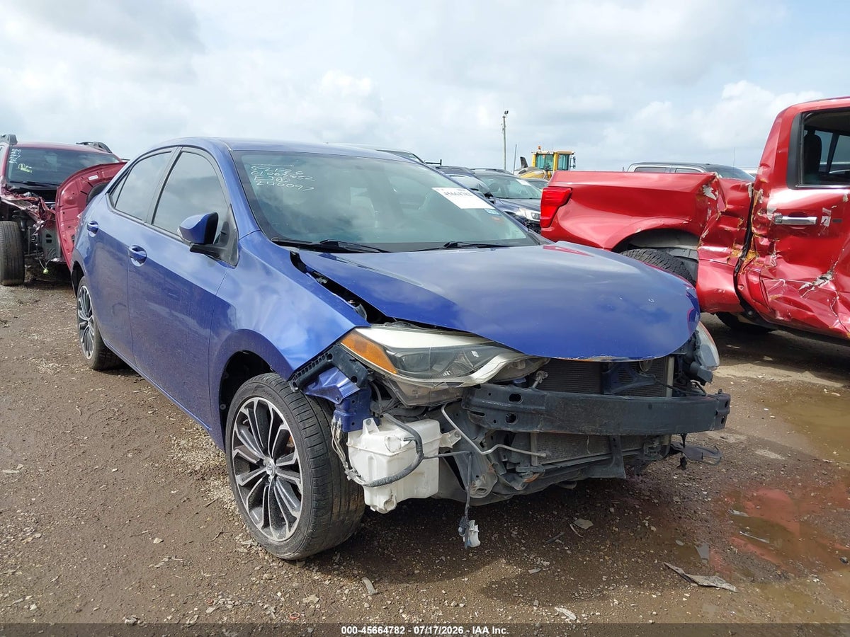 2015 TOYOTA COROLLA S PLUS