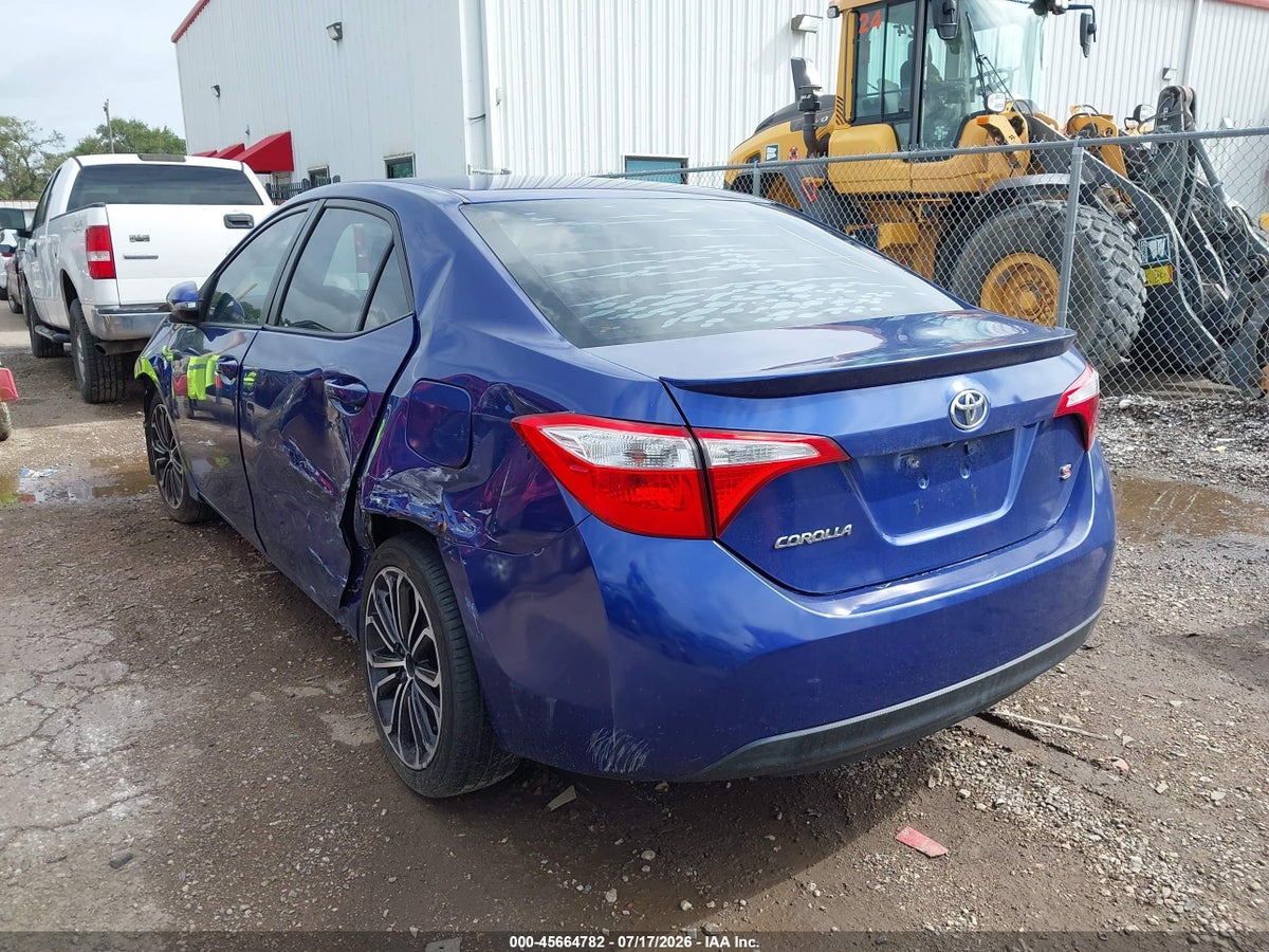 2015 TOYOTA COROLLA S PLUS — снимка 3