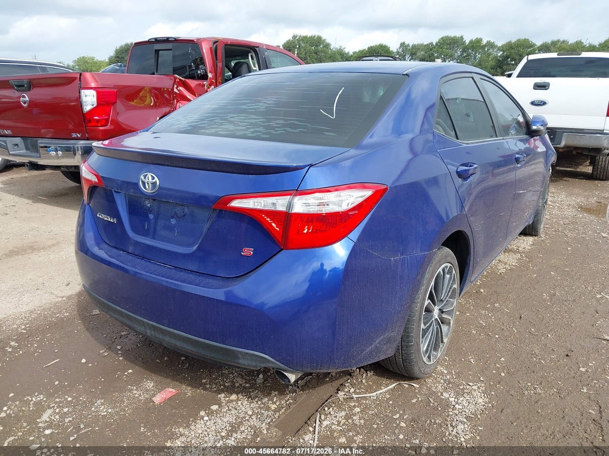 2015 TOYOTA COROLLA S PLUS — снимка 4