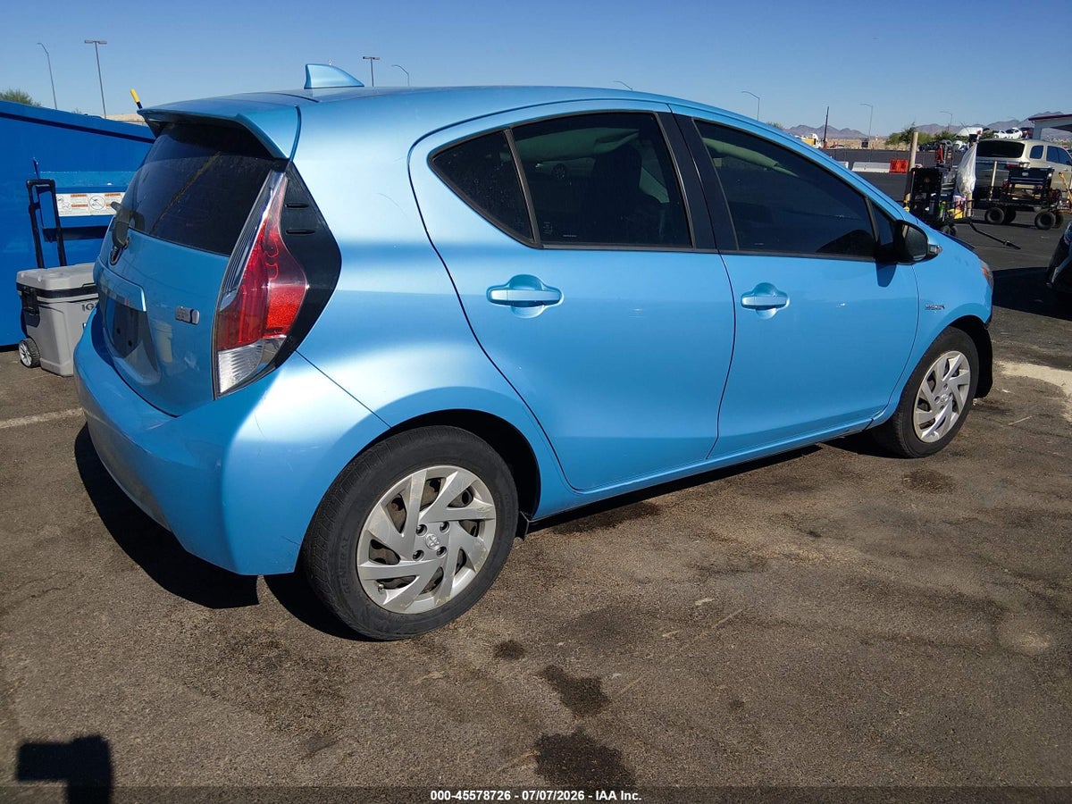 2015 TOYOTA PRIUS C ONE — снимка 4