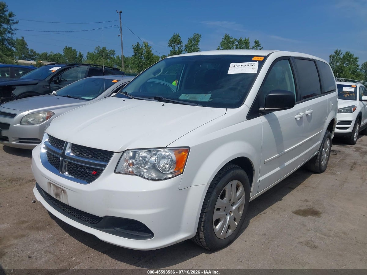 2015 DODGE GRAND CARAVAN SE — снимка 2